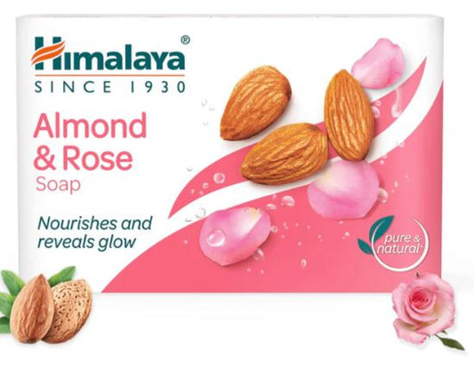 himalaya almond and rose soap ( 125 GM)