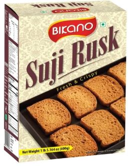 Bikano Sooji Suji Rusk 600 gm