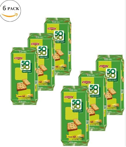 BRITANNIA 50-50 FAMILY PCK 6PK