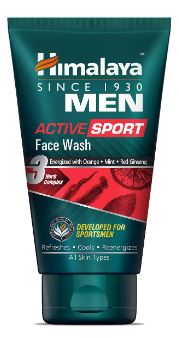 HIMALAYA MEN ACTIVE SPORT FACEWASH  100ML