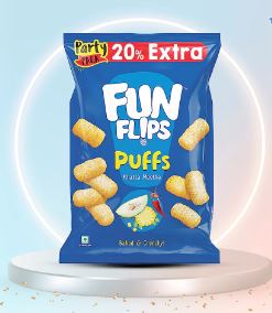 Fun Flips Puffs Khatta Meetha 70 G