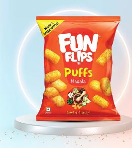 Fun Flips Puffs Masala 70 G