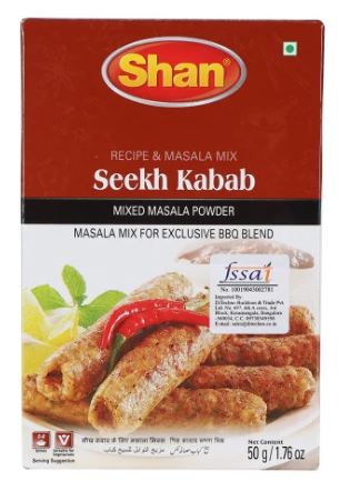 Shan seekh kebab masala  50 gm