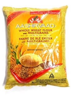 Aashirvaad - Whole Wheat Flour With Multigrains - 10lb atta