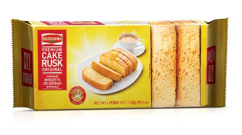 BRITANNIA CAKE RUSK550G