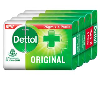 Dettol Soap Original (75 gm) Pack of 4