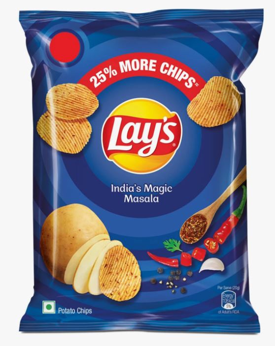 Lay's Potato Chips - India's Magic Masala Flavour 50g