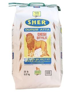 Sher - Duram Atta - Desi Style - 20lb